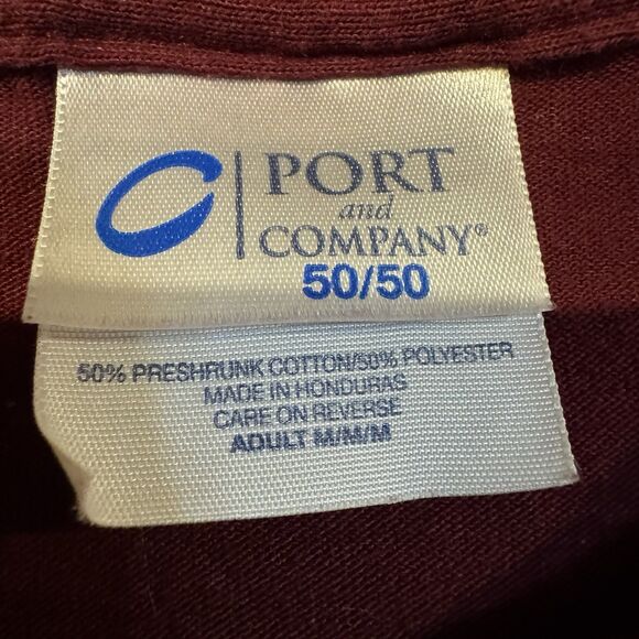 West Texas A&M T-shirt M Maroon Lady Buffs Basketball SS  Never Stop Fighting - Picture 2 of 6